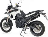 Tubo De Escape Sin Homologación Acústica Lv One Evo Carbono Fondo Carbono - Leovince Compatible Con Bmw F 800 Gs - Adventure (2008-2016)
