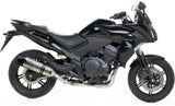 Tubo De Escape Con Homologación Acústica Lv One Evo Acero Fondo Carbono - Leovince Compatible Con Honda Cbf 1000 - St (2010-2013)
