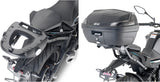 Monokey Trekker Black Aluminium Top Case - 46 Lt Trekker Aluminium - Givi Compatible With Cfmoto 650 Nk (2021-2024)