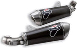 Tubo De Escape Sin Homologación Acústica Carbono - Termignoni Compatible Con Ducati Monster 696 - 796 - 1100