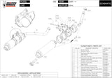 Escape Doble Sin Catalizador Con Homologación Acústica Oval Acero - Mivv Compatible Con Aprilia Pegaso 650 Strada (2005-2011)