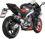 Sistema De Escape Completo Con Catalizador Y Homologación Acústica Delta Race Carbono Carbono - Mivv Compatible Con Aprilia Rs 660 (2020-2024)