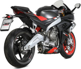 Sistema De Escape Completo Con Catalizador Y Homologación Acústica Delta Race Acero Negro Carbono - Mivv Compatible Con Aprilia Rs 660 (2020-2024)