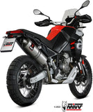 Tubo De Escape Con Homologación Acústica Dakar Acero - Mivv Compatible Con Aprilia Tuareg 660 (2022-2024)