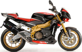 Escape Doble Con Homologación Acústica Furore Aluminio Negro - Gpr Compatible Con Aprilia Tuono R 1000 Factory (2006-2010)