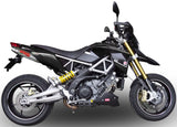 Escape Doble Sin Homologación Acústica Deeptone Acero - Gpr Compatible Con Aprilia Dorsoduro 750 (2008-2016)