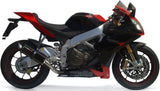 Sistema De Escape Completo Con Catalizador Y Homologación Acústica Furore Aluminio Negro - Gpr Compatible Con Aprilia Rsv4 1000 (2009-2014)