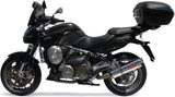 Tubo De Escape Con Homologación Acústica Trioval Acero - Gpr Compatible Con Aprilia Mana 850 Gt (2007-2016)