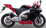 Sistema De Escape Completo Con Catalizador Y Homologación Acústica Deeptone Acero - Gpr Compatible Con Aprilia Rs 4 125 (2011-2016)