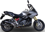 Tubo De Escape Con Homologación Acústica Furore Aluminio Negro - Gpr Compatible Con Aprilia Caponord 1200 (2013-2015)