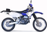 Tubo De Escape Con Homologación Acústica Albus Ceramic Aluminio Blanco - Gpr Compatible Con Suzuki Dr-Z 400 Sm (2005-2023)