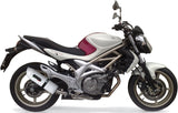 Tubo De Escape Con Homologación Acústica Albus Ceramic Aluminio Blanco - Gpr Compatible Con Suzuki Gladius 650 (2008-2015)