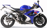Escape Doble Con Homologación Acústica Albus Ceramic Aluminio Blanco - Gpr Compatible Con Suzuki Gsx-R 1000 K7 (2007-2008)