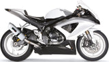 Tubo De Escape Con Homologación Acústica Albus Ceramic Aluminio Blanco - Gpr Compatible Con Suzuki Gsx-R 600 K8 (2008-2010)