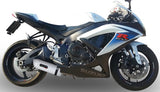 Tubo De Escape Con Homologación Acústica Albus Ceramic Aluminio Blanco - Gpr Compatible Con Suzuki Gsx-R 750 K6 (2006-2007)