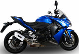 Tubo De Escape Con Homologación Acústica Albus Ceramic Aluminio Blanco - Gpr Compatible Con Suzuki Gsx-S 1000 F (2015-2016)