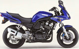 Tubo De Escape Con Homologación Acústica Albus Ceramic Aluminio Blanco - Gpr Compatible Con Yamaha Fzs 1000 Fazer (2001-2005)