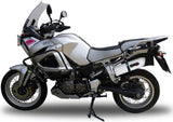 Tubo De Escape Con Homologación Acústica Albus Ceramic Aluminio Blanco - Gpr Compatible Con Yamaha Xt 1200 Z Super Ténéré (2010-2016)