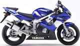 Tubo De Escape Con Homologación Acústica Albus Ceramic Aluminio Blanco - Gpr Compatible Con Yamaha Yzf-R6 (1999-2002)