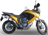 Tubo De Escape Con Homologación Acústica Albus Ceramic Aluminio Blanco - Gpr Compatible Con Honda Transalp Xl 700 V (2007-2014)