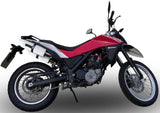 Escape Doble Con Homologación Acústica Albus Ceramic Aluminio Blanco - Gpr Compatible Con Husqvarna Tr 650 Terra - Strada (2013-2015)