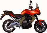 Tubo De Escape Con Catalizador Y Homologación Acústica Albus Ceramic Aluminio Blanco - Gpr Compatible Con Kawasaki Versys 650 (2006-2014)