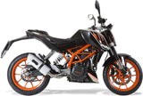 Tubo De Escape Con Catalizador Y Homologación Acústica Albus Ceramic Aluminio Blanco - Gpr Compatible Con Ktm 390 Duke (2013-2016)