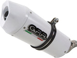 Tubo De Escape Con Homologación Acústica Albus Evo4 Aluminio Blanco - Gpr Compatible Con Honda Crosstourer 1200 (2017-2020)