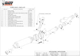 Tubo De Escape Sin Catalizador Y Con Homologación Acústica Gp Carbono - Mivv Compatible Con Suzuki Gsx-R 750 (2006-2007)