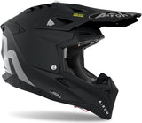Casco Off-Road Para Moto Airoh Aviator 3 - Av311 Hpc Carbon Negro Mate Color Talla Xxl