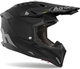 Casco Off-Road Para Moto Airoh Aviator 3 - Av3G35 Full Carbon 3K Mate Carbon Talla L
