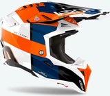 Casco Off-Road Para Moto Airoh Aviator 3 - Av3M32 Hpc Carbon Naranja Gloss Monarch Talla S