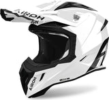 Casco Off-Road Para Moto Airoh Aviator Ace 2 - Ava214 Composite Carbon Blanco Gloss Color Talla M