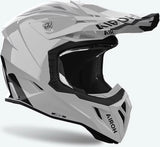 Casco Off-Road Para Moto Airoh Aviator Ace 2 - Ava298 Composite Carbon Cemento Gloss Color Talla L