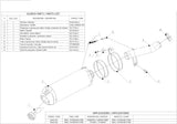 Tubo De Escape Con Homologación Acústica Oval Titano Carbono - Mivv Compatible Con Bmw R 1200 Gs (2004-2007)