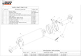 Catalytic Exhaust Tip With Sound Certification Oval Carbon Carbon - Mivv Compatible With Bmw K 1200 Gt (2005-2008)