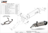 Tubo De Escape Con Homologación Acústica Speed Edge Titano Carbono - Mivv Compatible Con Bmw R 1200 Gs (2008-2009)