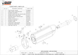 Exhaust Tip With Noise Certification Suono Stainless Steel Carbon - Mivv Compatible With Bmw R 1150 (2000-2006)