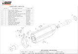 Tubo De Escape Con Homologación Acústica Suono Acero Carbono - Mivv Compatible Con Bmw R 1150 (2000-2006)