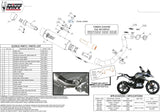 Sistema De Escape Completo Con Catalizador Y Homologación Acústica Gppro Acero Negro - Mivv Compatible Con Bmw G 310 Gs (2017-2024)