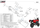 Tubo De Escape Con Homologación Acústica Delta Race Acero Carbono - Mivv Compatible Con Bmw F 900 Xr (2020-2024)