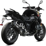 Tubo De Escape Con Homologación Acústica Sr-1 Titano Negro - Mivv Compatible Con Bmw R 1250 Rs (2021-2024)
