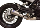 Tubo De Escape Sin Homologación Acústica Gp2R-Rht Titano Copa Aluminio - Termignoni Compatible Con Benelli Leoncino 500 Trail (2018-2020)