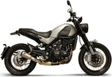 Tubo De Escape Sin Homologación Acústica Gp2R-Rht Titano Copa Aluminio - Termignoni Compatible Con Benelli Leoncino 500 Trail (2018-2020)