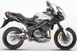 Tubo De Escape Con Homologación Acústica Tiburon Carbon Look - Gpr Compatible Con Benelli Tre 1130 K (2006-2016)