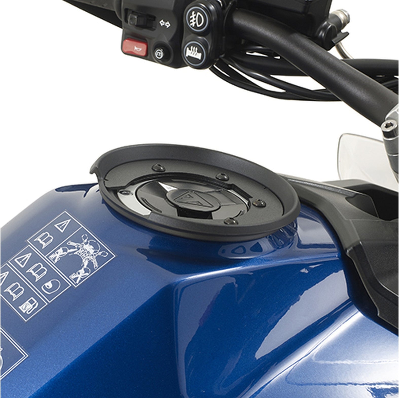 Tanklock Black Tank Bag - 5 Lt Mt504 Nylon - Givi Compatible With Aprilia Rs 660 (2021-2024)