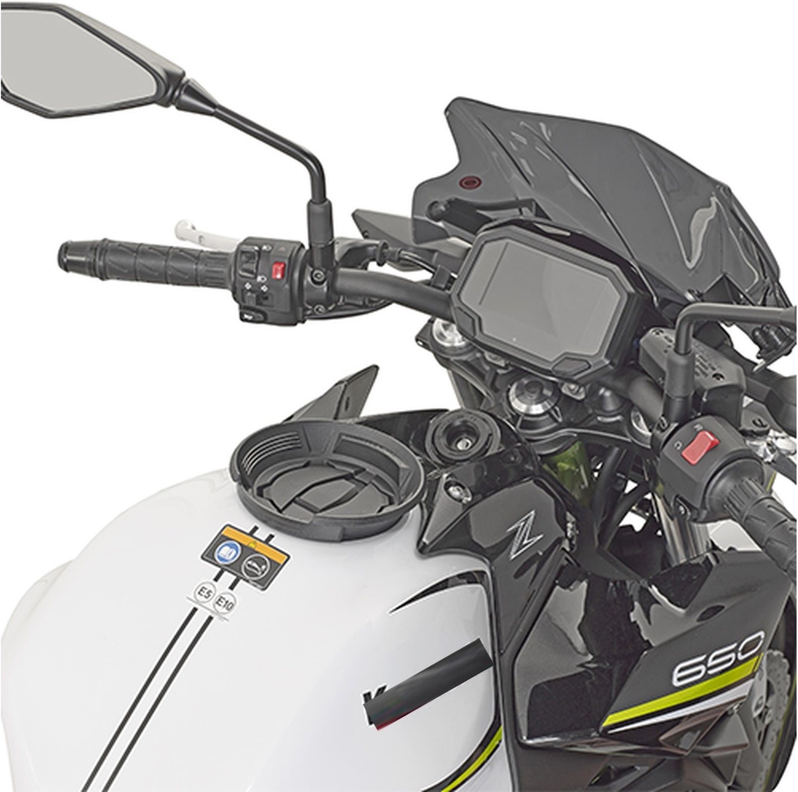 Tanklock Black Tank Bag - 15 Lt Xs320 Nylon - Givi Compatible With Bimota Tera 1000 (2024)