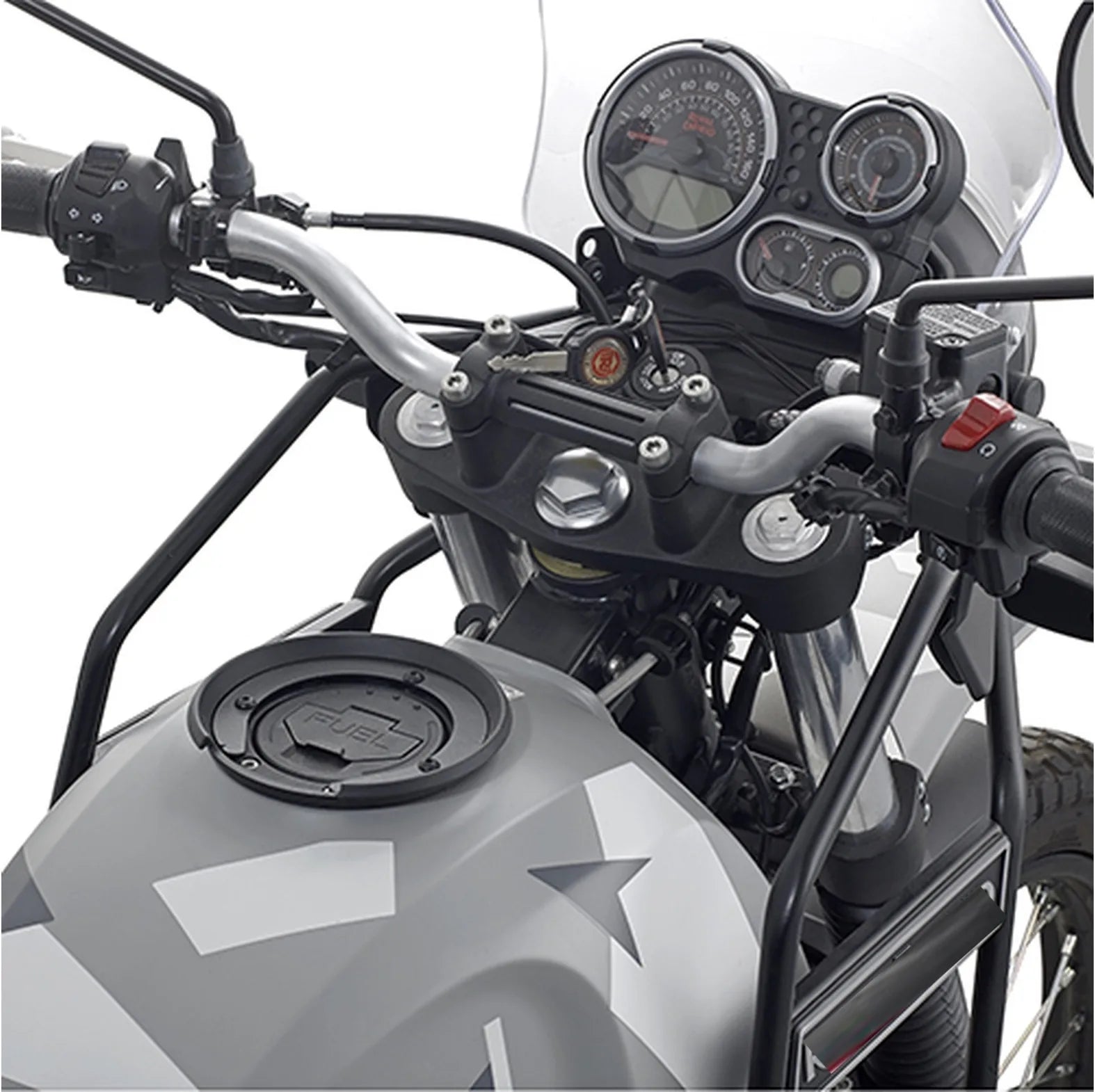 Adaptador Metálico Para Bolsas Deposito Tanklock - Givi Compatible Con Royal Enfield Himalayan (2021-2023)