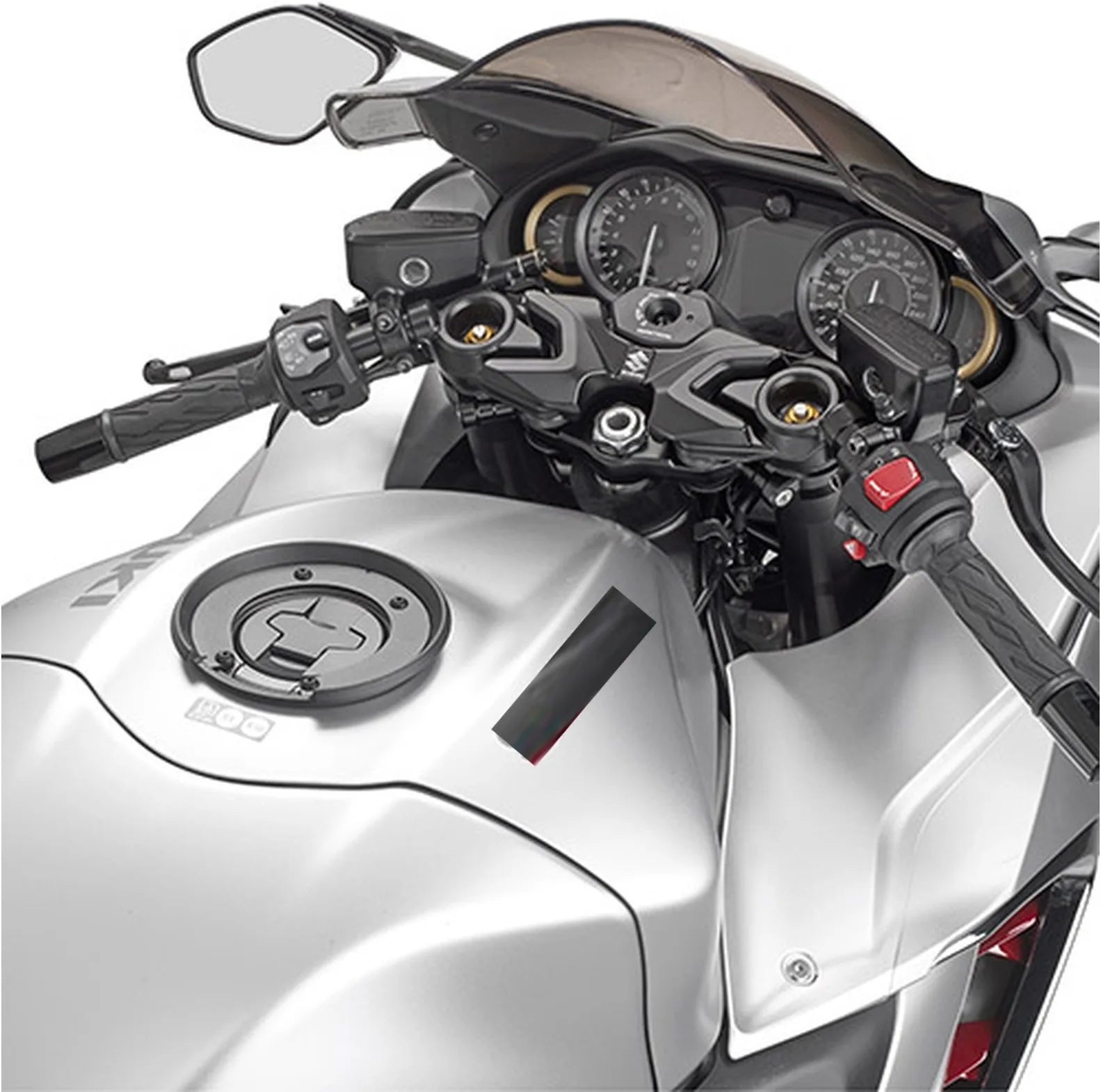 Adaptador Metálico Para Bolsas Deposito Tanklock - Givi Compatible Con Suzuki 1300 Hayabusa (2021-2024)