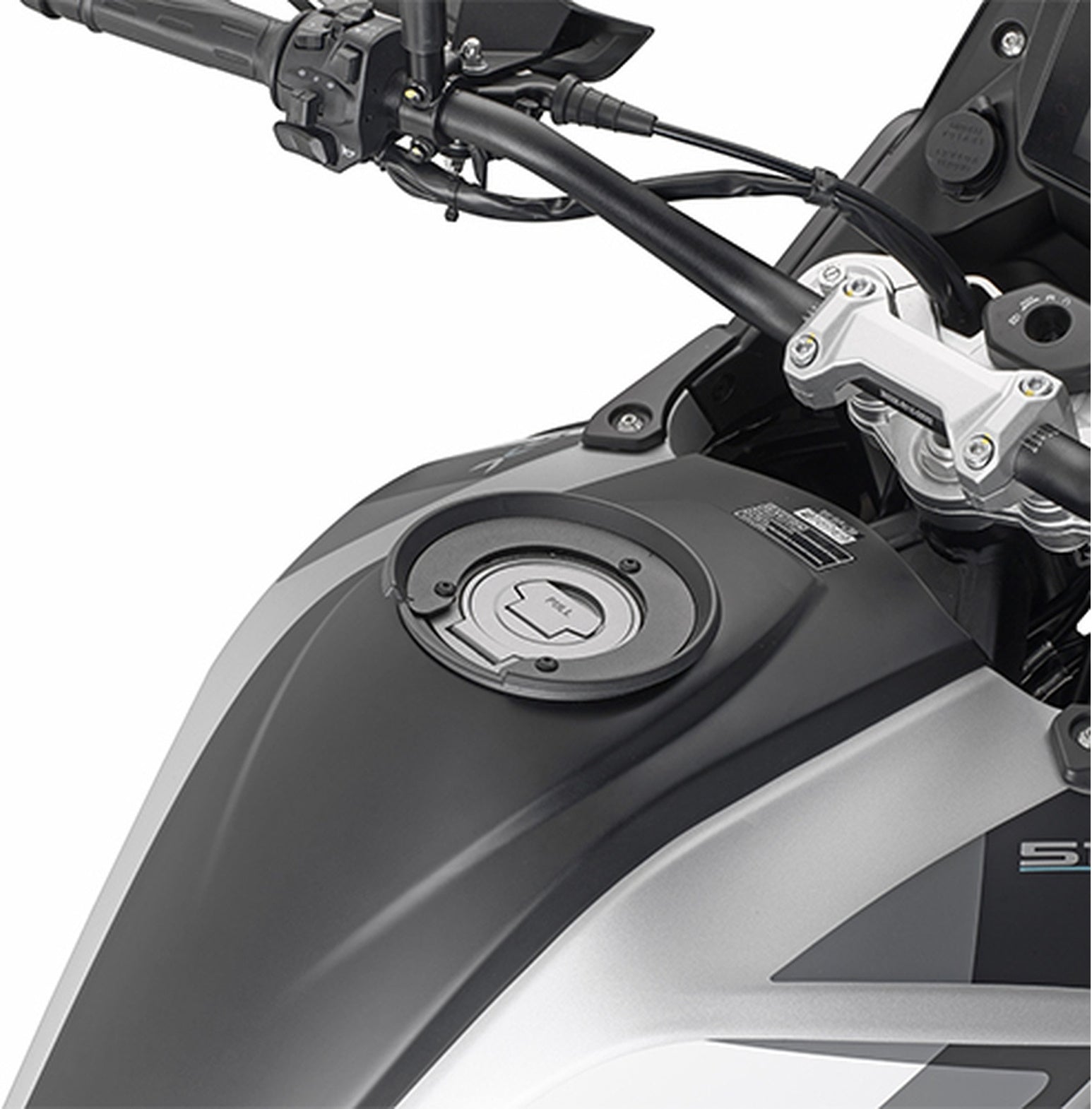 Tanklock Black Tank Bag - 20 Lt Nylon - Givi Compatible With Kove Moto 510 X (2024)